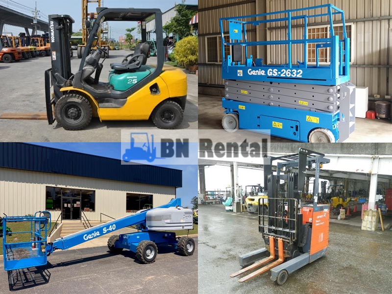 Bảng giá cho thuê xe nâng tại Bình Dương